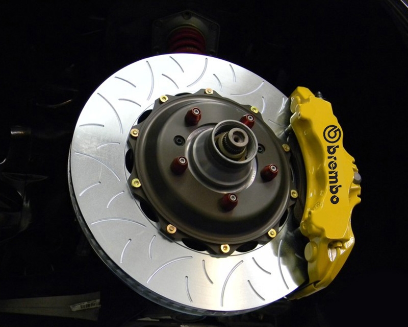 Brembo GT 15 Inch 2-Piece 6 Piston Type III Front Brake Kit Porsche 997 Turbo Excluding PCCB 07-12