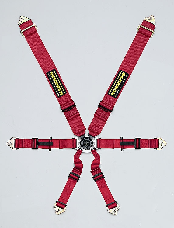 Schroth Racing Harness P2 6 Flex Snap Black